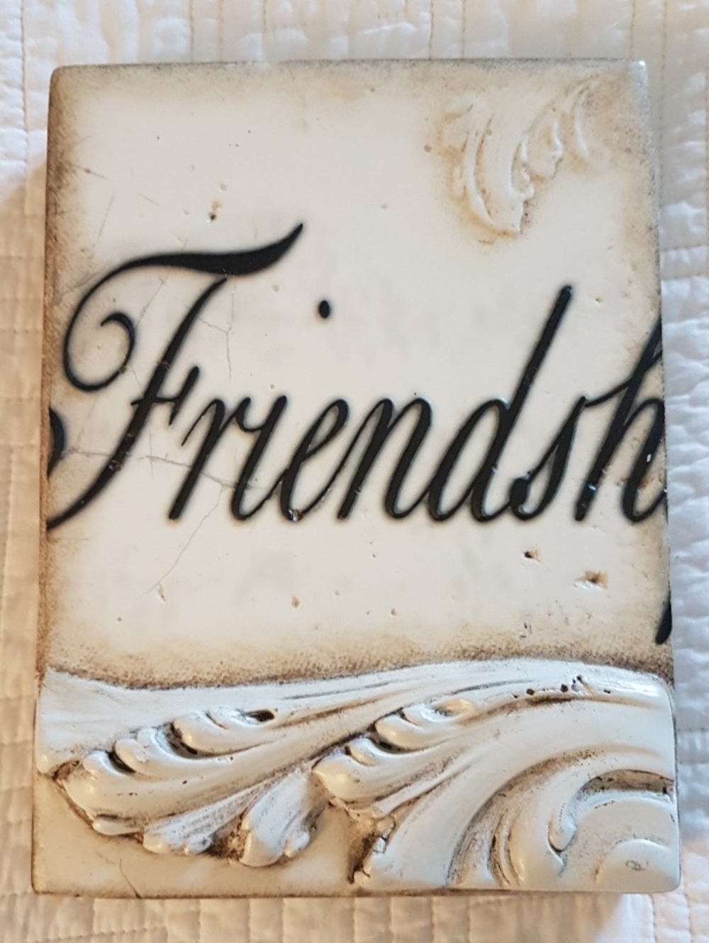 Sid Dickens T-251 Friendship  Decorative Memory Block.